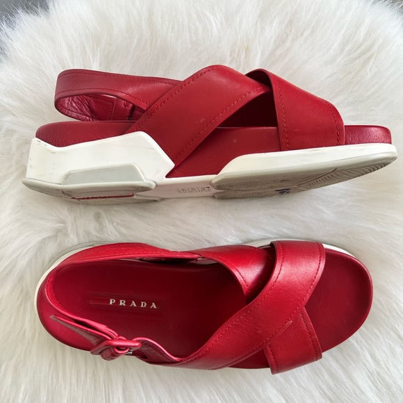 PRADA CHUNKY SANDALS - Picture 4 of 10